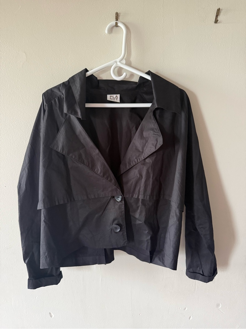 PLANET BY LAUREN G COLLAR JACKET